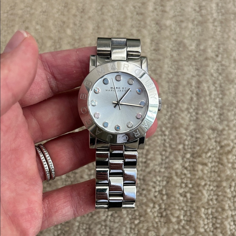 Marc by Marc Jacobs Silver Metallic Watch